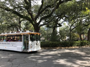 a square in Savannah.